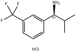 (S)-2-METHYL-1-[3-(TRIFLUOROMETHYL)PHENYL]PROPYLAMINE Struktur