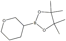 4,4,5,5-Tetramethyl-2-(tetrahydro-2H-pyran-3-yl)-1,3,2-dioxaborolane Struktur