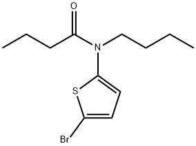 N-(5-bromothiophen-2-yl)-N-butylbutanamide Struktur