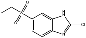 2-chloro-5-(ethylsulfonyl)-1H-benzo[d]imidazole Struktur