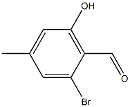 Benzaldehyde, 2-bromo-6-hydroxy-4-methyl- Struktur