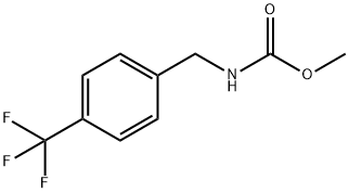 METHYL 4-(TRIFLUOROMETHYL)BENZYLCARBAMATE Struktur