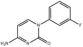 4-AMINO-1-(3-FLUOROPHENYL)PYRIMIDIN-2(1H)-ONE Struktur