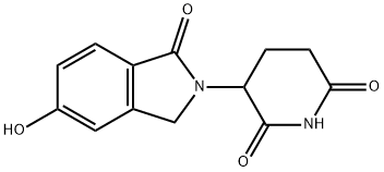 3-(5-hydroxy-1-oxoisoindolin-2-yl)piperidine-2,6-dione Struktur