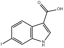 6-iodo-1H-indole-3-carboxylic acid Struktur