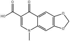 5-Methyl-8-oxo-5,8-dihydro-[1,3]dioxolo[4,5-g]quinoline-7-carboxylic acid Struktur