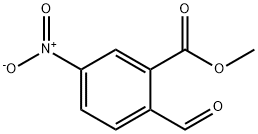 Benzoic acid, 2-formyl-5-nitro-, methyl ester Struktur