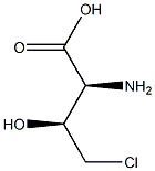 L-Threonine, 4-chloro- Struktur