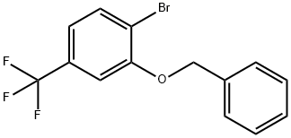 3-Benzyloxy-4-bromobenzotrifluoride Struktur