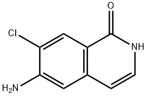 6-amino-7-chloro-1,2-dihydroisoquinolin-1-one Struktur