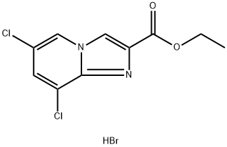 ethyl 6,8-dichloroimidazo[1,2-a]pyridine-2-carboxylate Struktur