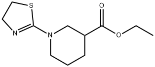 ethyl 1-(4,5-dihydro-1,3-thiazol-2-yl)piperidine-3-carboxylate hydrochloride Structure