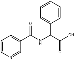 Phenyl-[(pyridine-3-carbonyl)-amino]-acetic acid Struktur