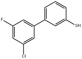 3-CHLORO-5-FLUORO-[1,1-BIPHENYL]-3-THIOL Struktur