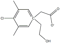 4-CHLORO-3,5-DIMETHYLPHENETHYL ACETATE Struktur