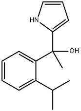 1-(2-ISOPROPYLPHENYL)-1-(1H-PYRROL-2-YL)ETHANOL Struktur