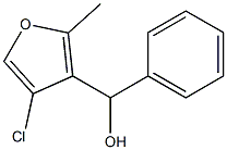 (4-CHLORO-2-METHYLFURAN-3-YL)(PHENYL)METHANOL Struktur