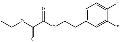 3,4-DIFLUOROPHENETHYL ETHYL OXALATE Struktur