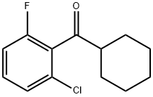 (2-CHLORO-6-FLUOROPHENYL)(CYCLOHEXYL)METHANONE Struktur