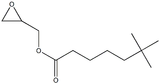 Neononanoic acid,oxiranylmethyl ester Struktur