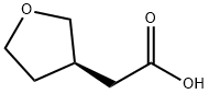 (R)-2-(tetrahydrofuran-3-yl)acetic acid Struktur