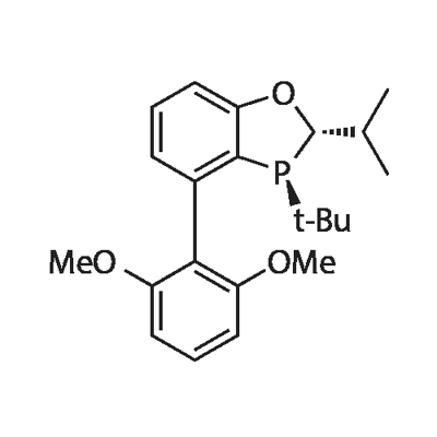 (2S,3S)-3-(tert-butyl)-4-(2,
6-dimethoxyphenyl)-2-iso
propyl-2,3-dihydrobenzo[d
][1,3]oxaphosphole Struktur