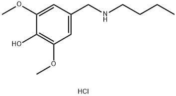 4-[(butylamino)methyl]-2,6-dimethoxyphenol hydrochloride Struktur