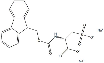 N-Fmoc-D-Cysteic acid disodium salt Struktur