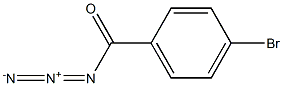 Benzoyl azide, 4-bromo- Struktur