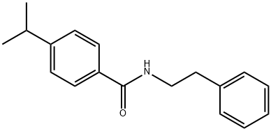 4-isopropyl-N-(2-phenylethyl)benzamide Struktur