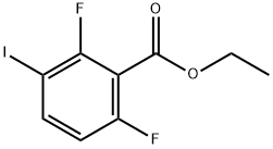 ETHYL 2,6-DIFLUORO-3-IODOBENZOATE Struktur