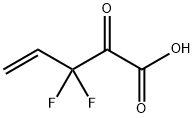 3,3-DIFLUORO-2-OXOPENT-4-ENOIC ACID Struktur