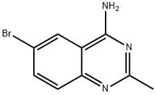 6-BROMO-2-METHYLQUINAZOLIN-4-AMINE Struktur