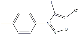 3-(4-Methylphenyl)-4-iodosydnone Struktur