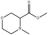 4-Methyl-morpholine-3-carboxylic acid methyl ester Struktur