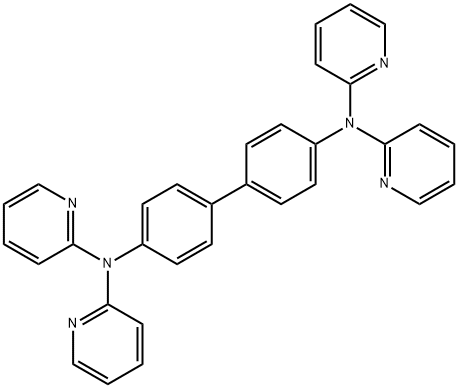 [1,1'-Biphenyl]-4,4'-diamine,N4,N4,N4',N4'-tetra-2-pyridinyl- Struktur