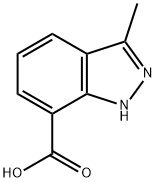 3-METHYL-1H-INDAZOLE-7-CARBOXYLIC ACID Struktur