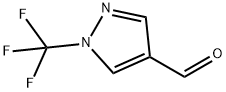 1-Trifluoromethyl-1H-pyrazole-4-carbaldehyde Struktur