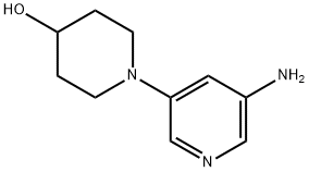 5-Amino-3,4,5,6-tetrahydro-2H-[1,3]bipyridinyl-4-ol Struktur