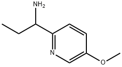 1-(5-methoxypyridin-2-yl)propan-1-amine Struktur