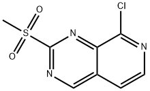 8-chloro-2-(methylsulfonyl)pyrido[3,4-d]pyrimidine Struktur