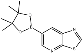 6-(4,4,5,5-Tetramethyl-1,3,2-dioxaborolan-2-yl)thiazolo[5,4-b]pyridine Struktur