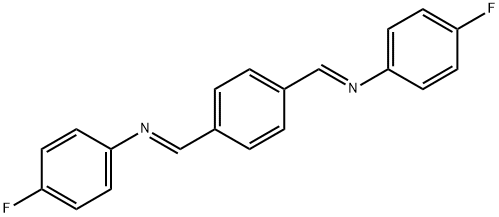 N,N'-[1,4-phenylenedi(methylylidene)]bis(4-fluoroaniline) Struktur