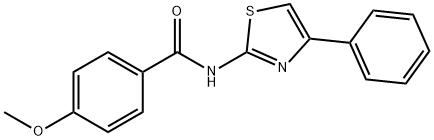 (Z)-4-methoxy-N-(4-phenylthiazol-2(3H)-ylidene)benzamide Struktur