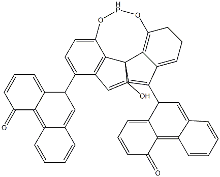 (11aS)-10,11,12,13-Tetrahydro-5-hydroxy-3,7-di-9-
phenanthrenyl-5-oxide-diindeno[7,1-de:1',7'-fg][1,3,2]
dioxaphosphocin Struktur