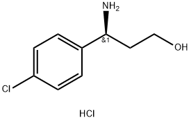 (S)-3-(4-CHLOROPHENYL)-BETA-ALANINOL HCL Struktur