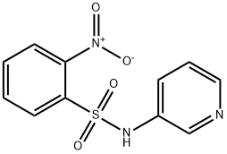 2-nitro-N-pyridin-3-ylbenzenesulfonamide Struktur