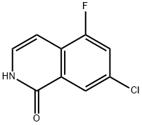 7-chloro-5-fluoro-1,2-dihydroisoquinolin-1-one Struktur