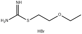 1-(carbamimidoylsulfanyl)-2-ethoxyethane hydrobromide Struktur