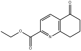 ethyl 5-oxo-5,6,7,8-tetrahydroquinoline-2-carboxylate Struktur